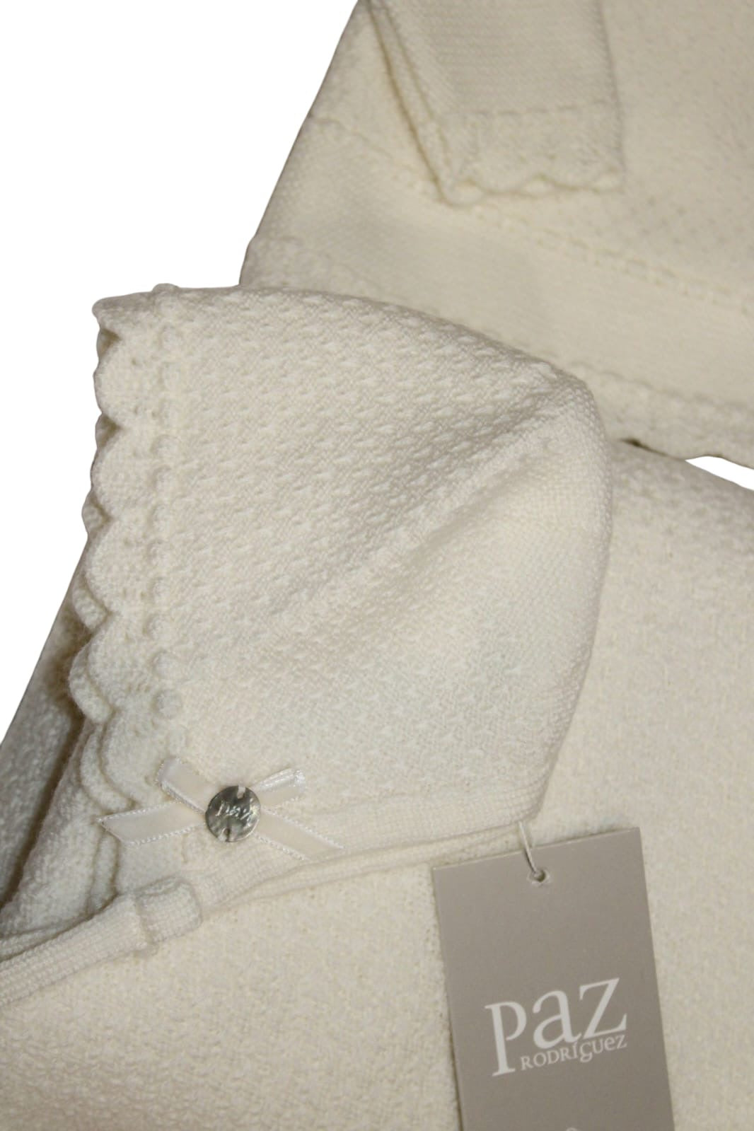 PAZ RODRIGUEZ BAY GIRLS CREAM SET + BLANKET