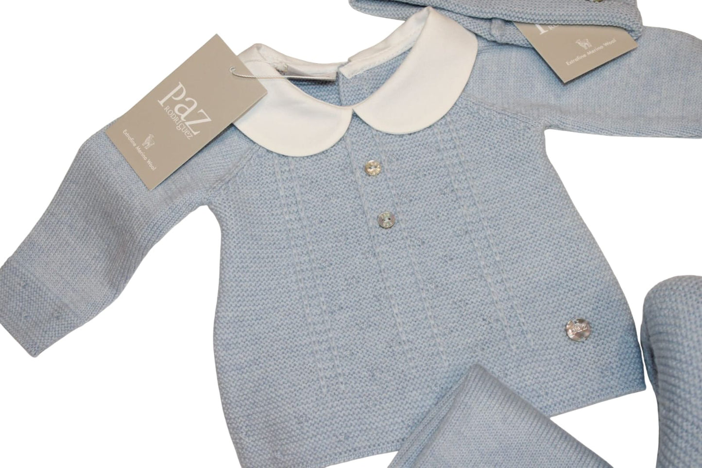 PAZ RODRIGUEZ BABY BOYS SET WITH BLANKET