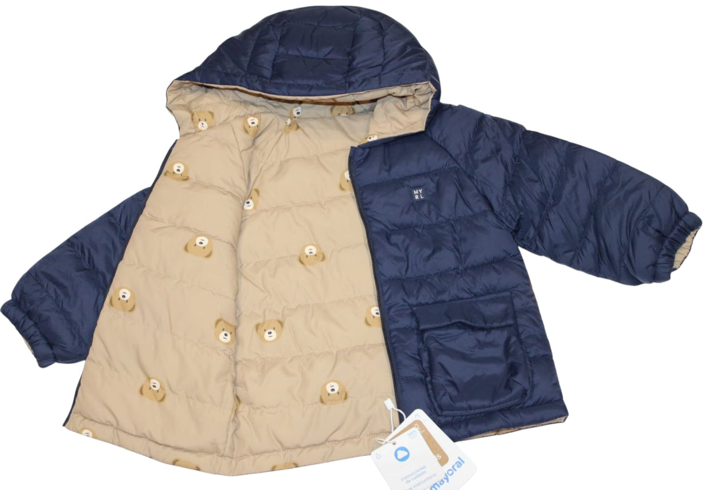 MAYORAL BOYS REVERSIBLE COAT