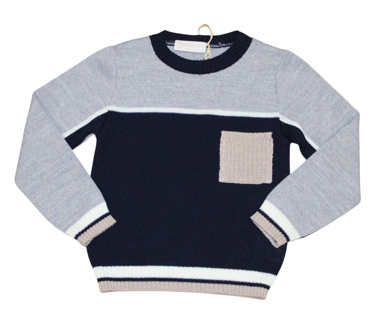 BIMBALÒ 3 PIECE BOYS SET IN NAVY & GREY