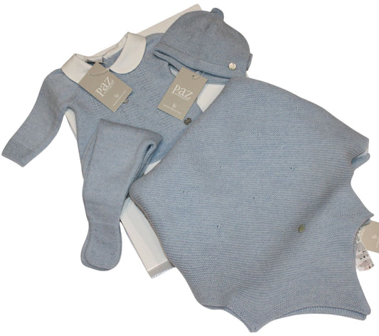 PAZ RODRIGUEZ BABY BOYS SET WITH BLANKET