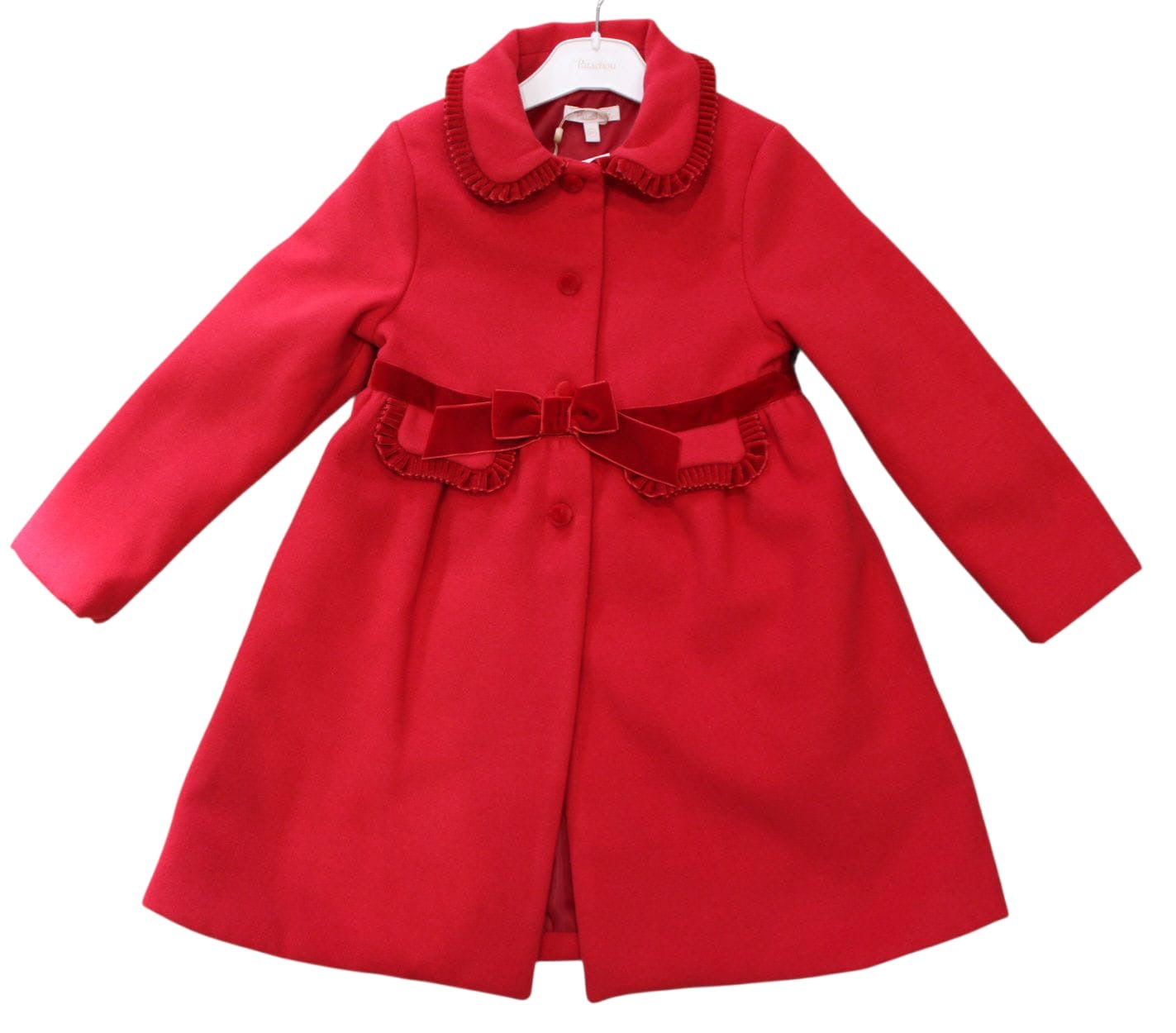 PATACHOU GIRLS RED COAT