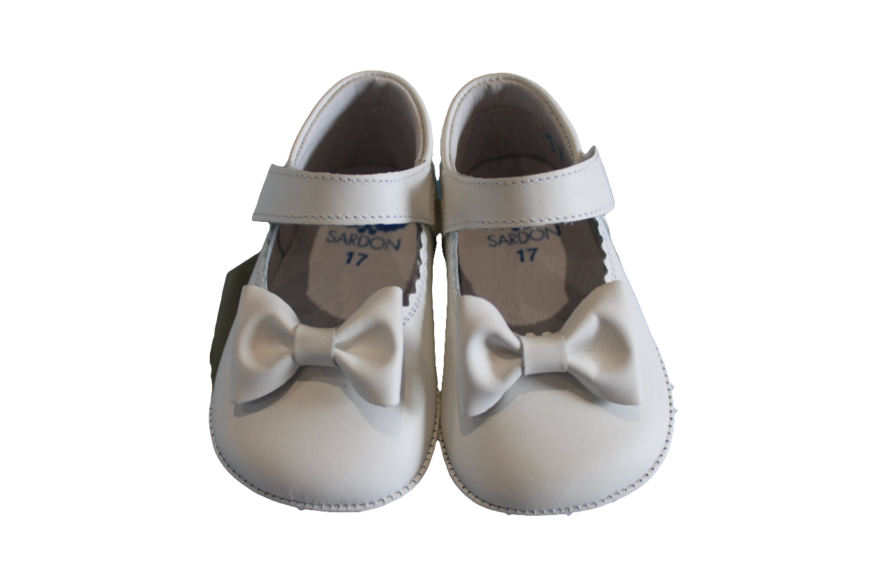 WHITE GIRLS SOFT BOTTOM SHOES - SARDON