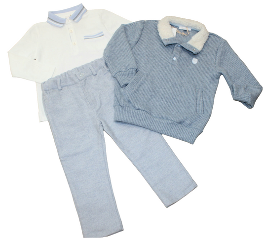 BOYS BLUE 3 PIECE SET - PATACHOU