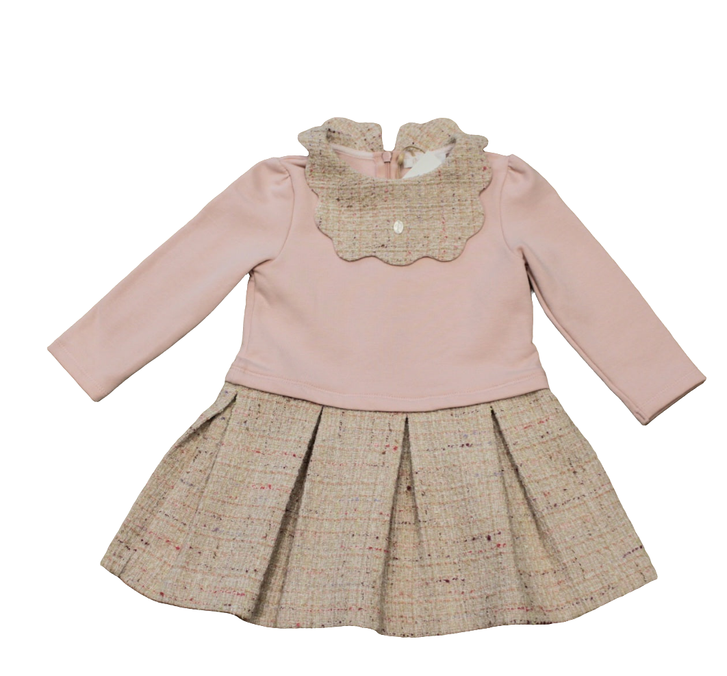 PINK TWEED DRESS - PATACHOU