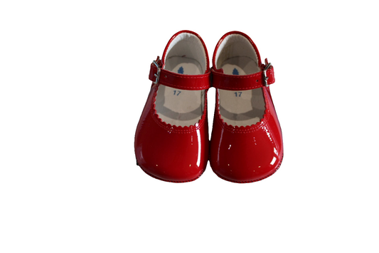 RED GIRLS SOFT BOTTOM SHOES - SARDON