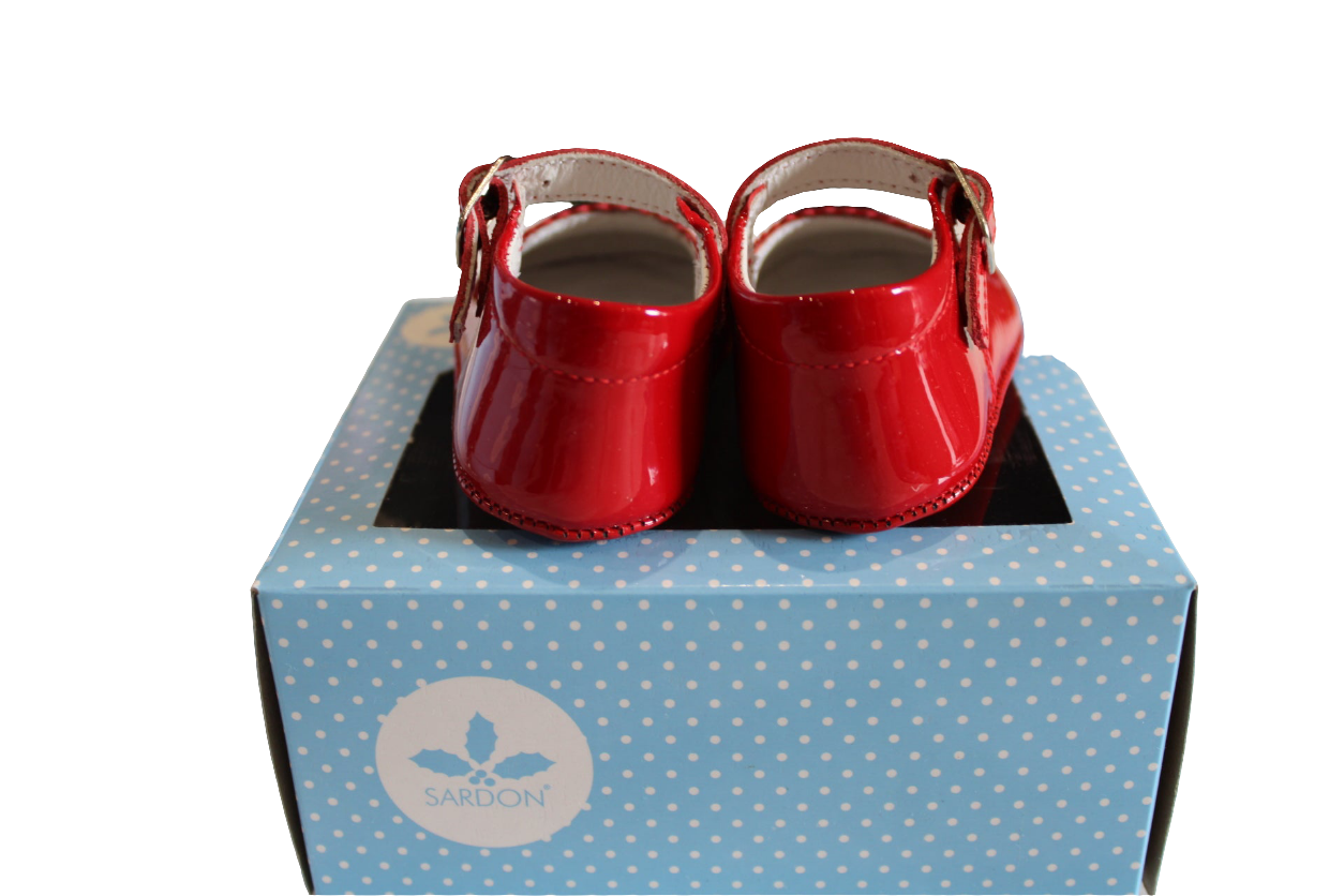 RED GIRLS SOFT BOTTOM SHOES - SARDON