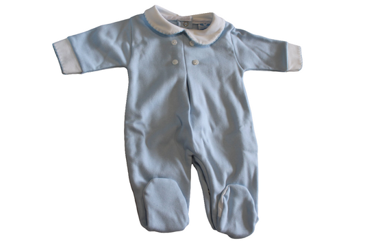 BLUE BOYS BABY GROW - SARDON