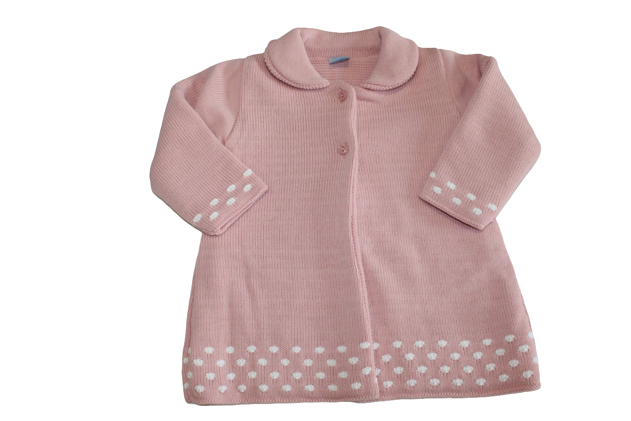 ROSE PINK KNITTED DRESS & JACKET - SARDON