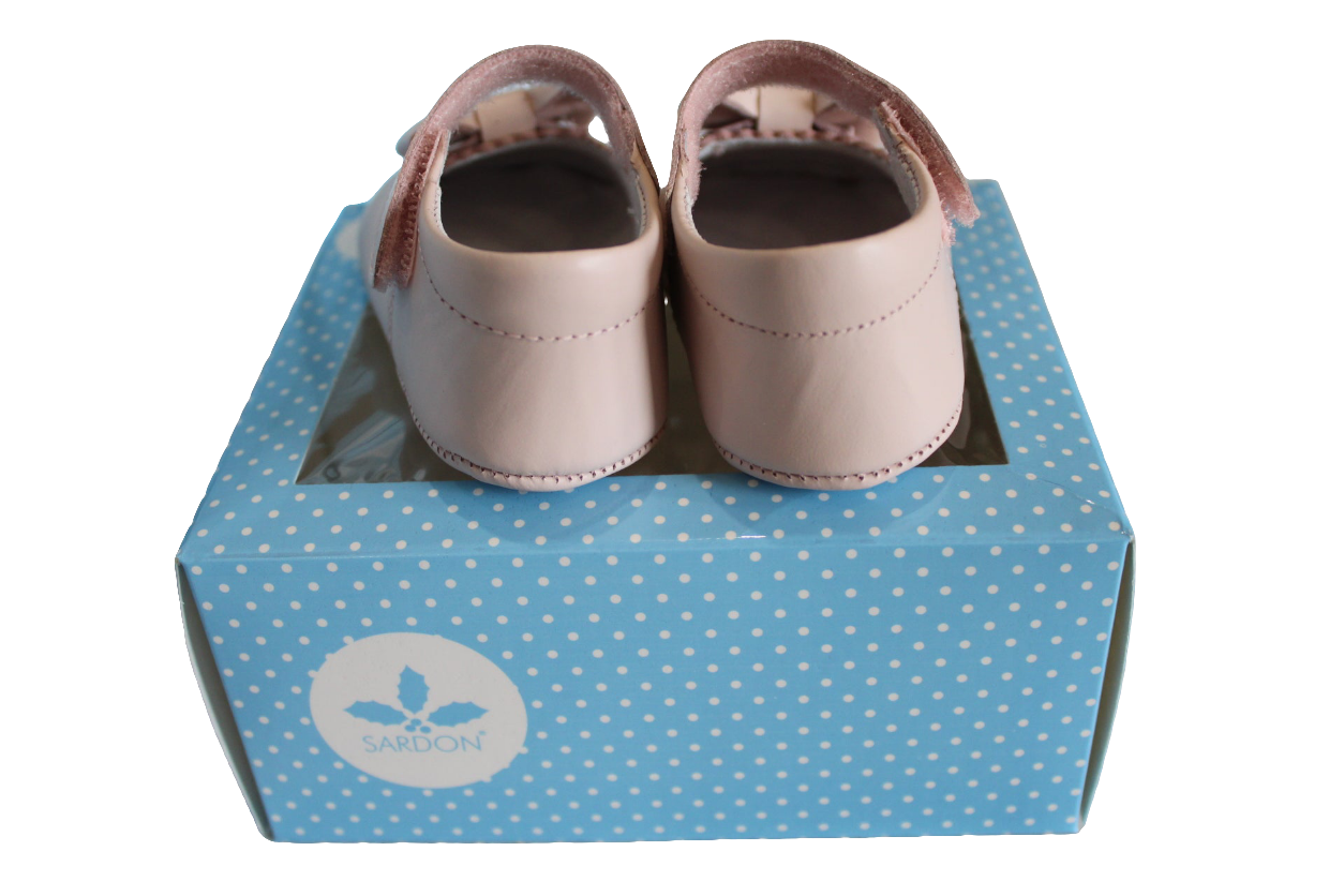 SARDON GIRL PINK LEATHER SHOES