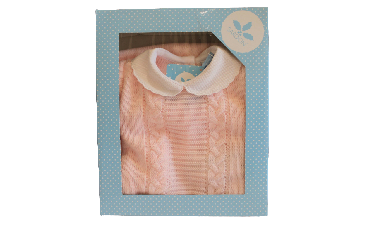 PINK LONG LEG KNITTED SET - SARDON