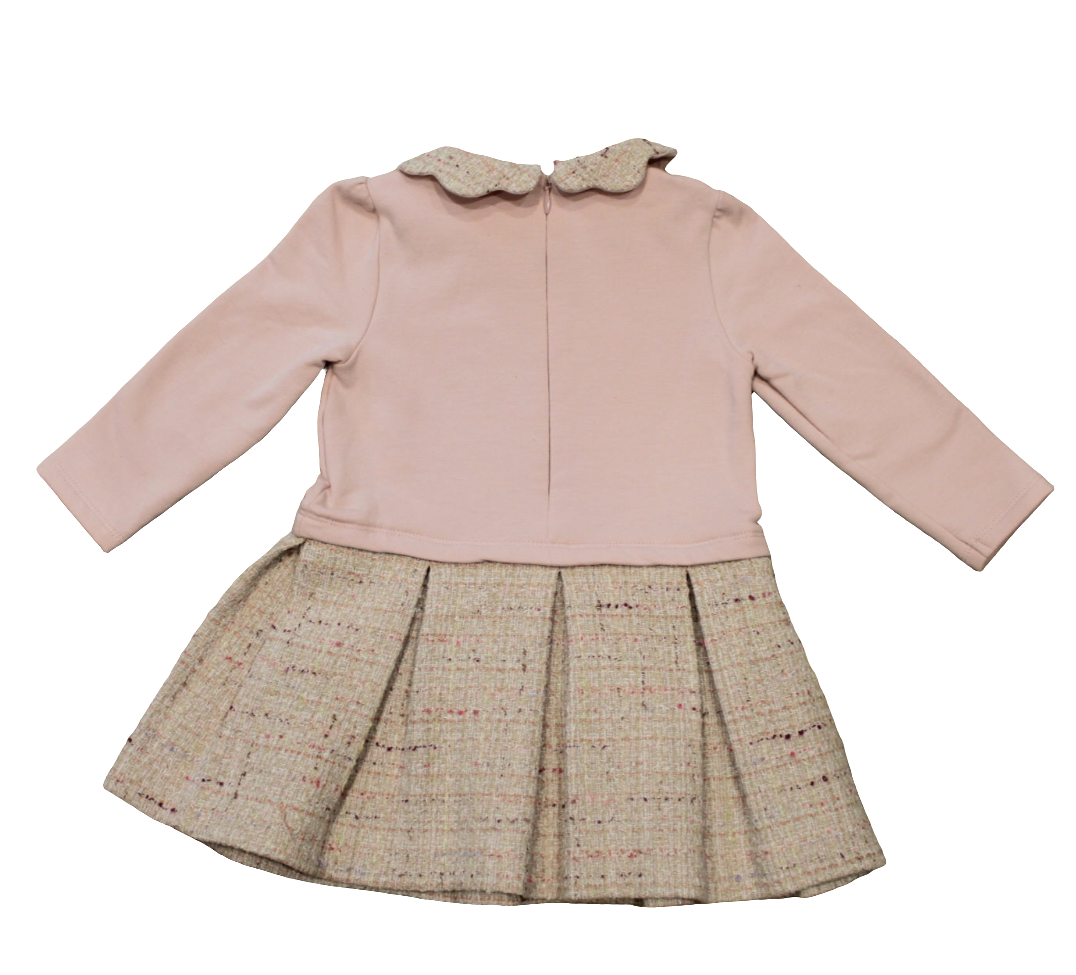 PINK TWEED DRESS - PATACHOU
