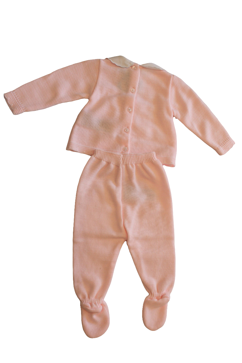 PINK LONG LEG KNITTED SET - SARDON