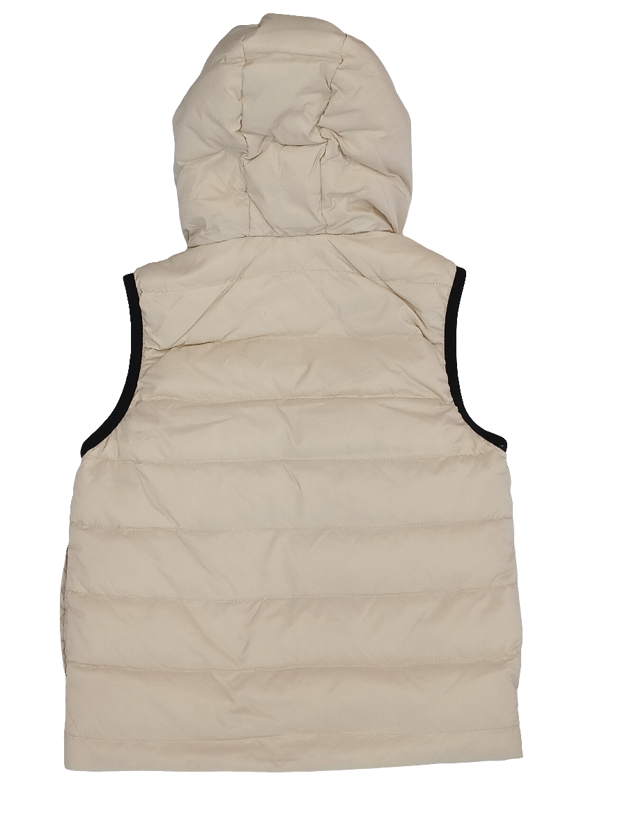 REVERSIBLE CREAM/TAN BODYWARMER - BOSS