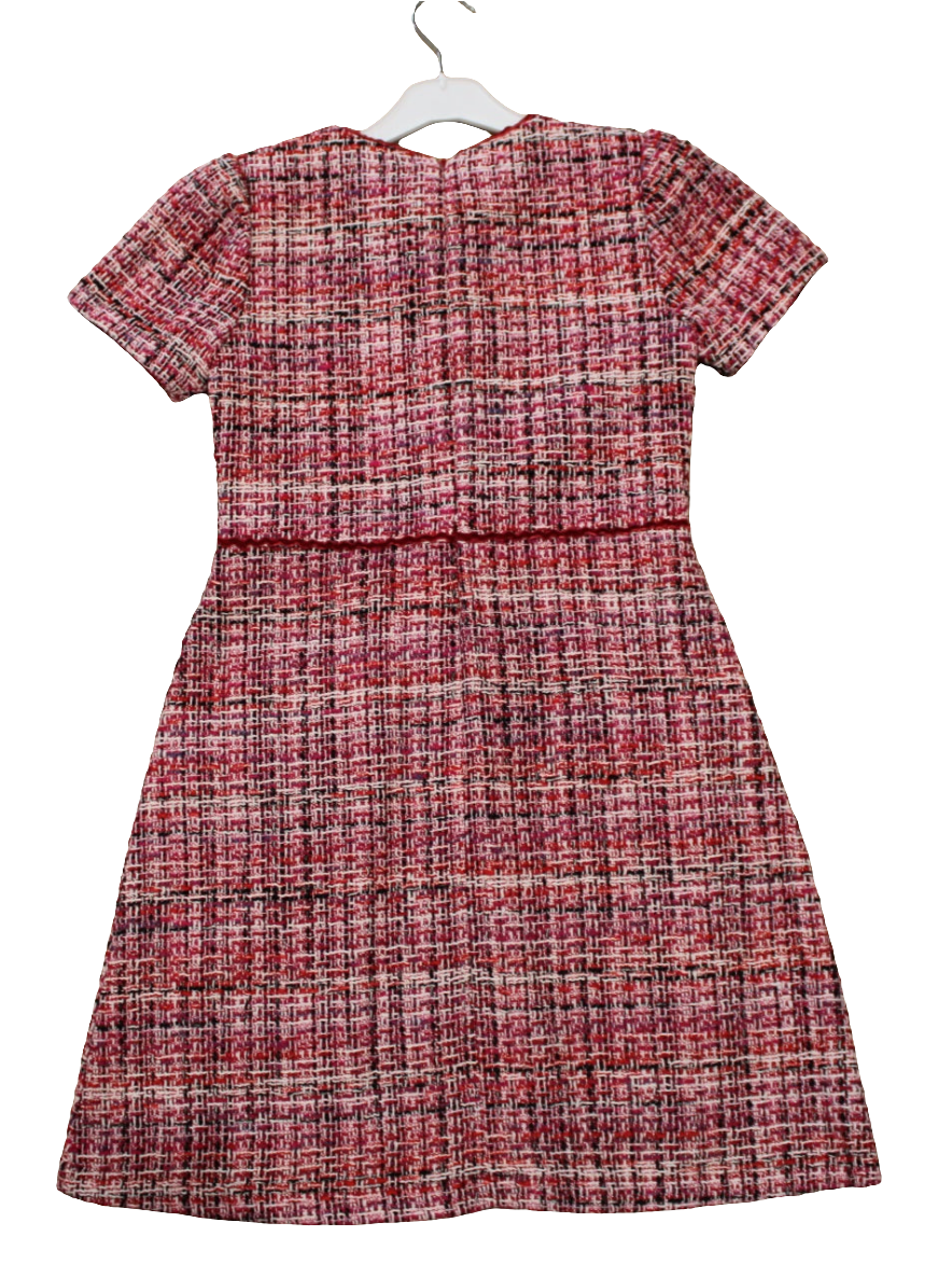 RED TWEED DRESS - PATACHOU