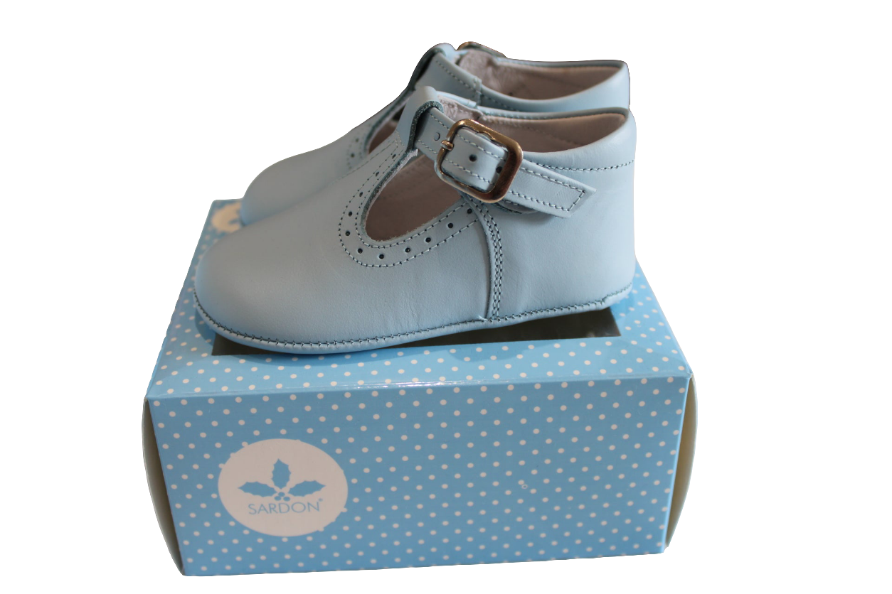 BLUE BOYS SOFT BOTTOM SHOES - SARDON