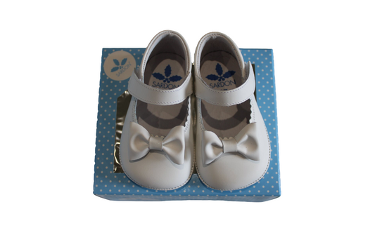 WHITE GIRLS SOFT BOTTOM SHOES - SARDON