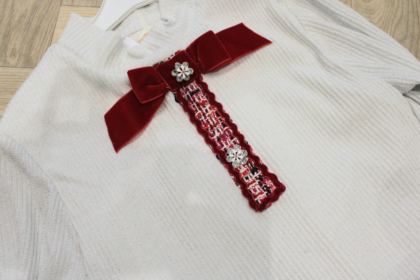 RED TWEED DRESS - PATACHOU