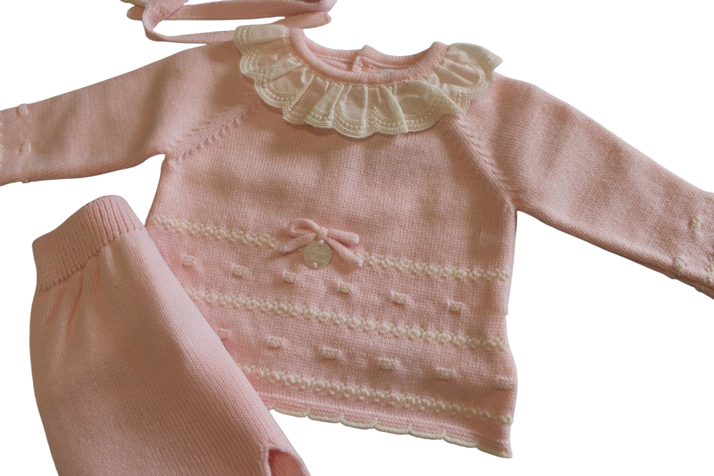 MARTIN ARANDA BABY GIRL'S KNITTED SET