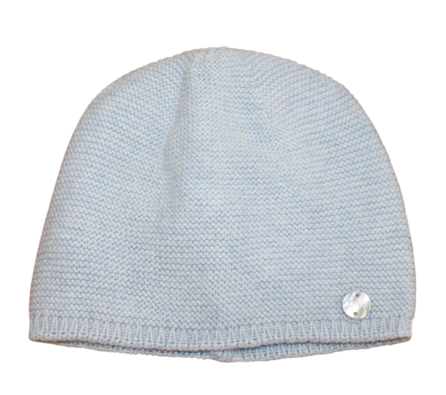 PAZ RODRIGUEZ BLUE KNITTED SET WITH HAT