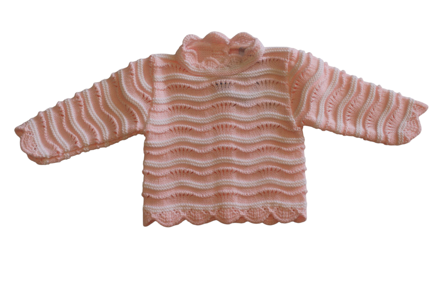 PINK KNITTED SET WITH BOOTIES & BONNET - SARDON