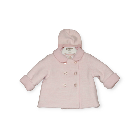 BIMBALO KNITTED COAT AND HAT