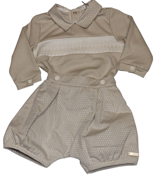 BLUES BABY OUTFIT IN BEIGE
