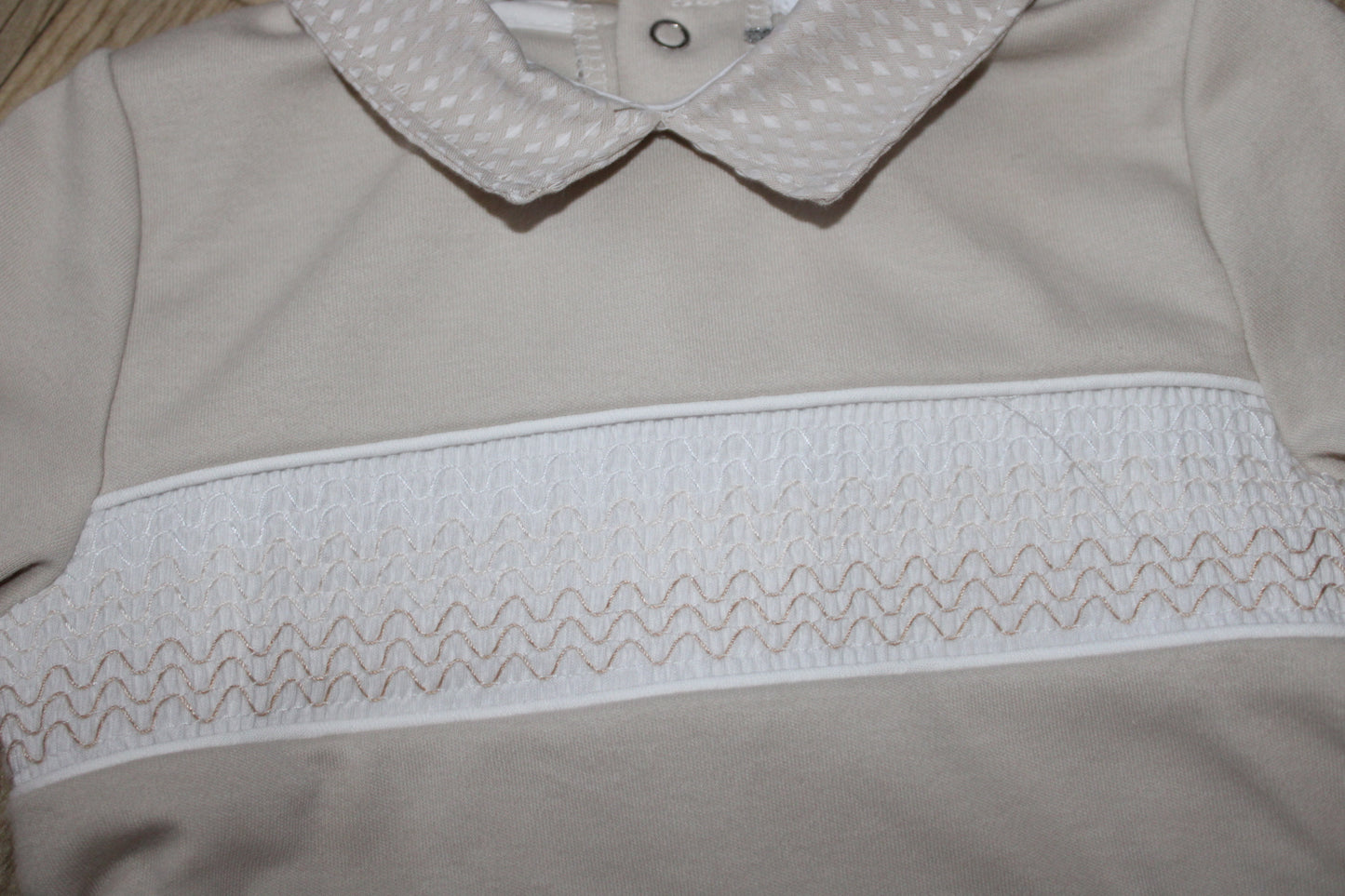 BLUES BABY OUTFIT IN BEIGE