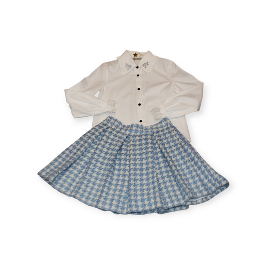 PICCOLA SPERANZA SKIRT AND BLOUSE SET BAG SOLD SEPARATE IN ACCESSORIES