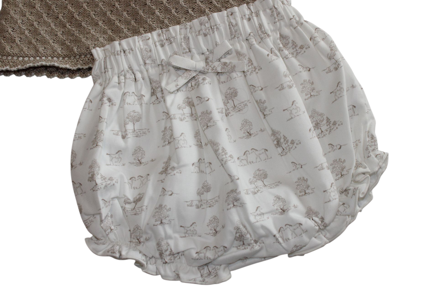 PAZ RODRIGUEZ GIRL'S CREAM SET