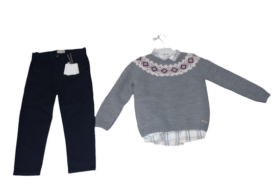 MARTIN ARANDA BOYS JEANS & JUMPER SET