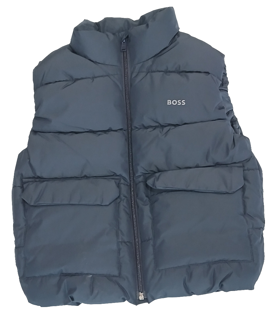NAVY BLUE BODYWARMER - BOSS