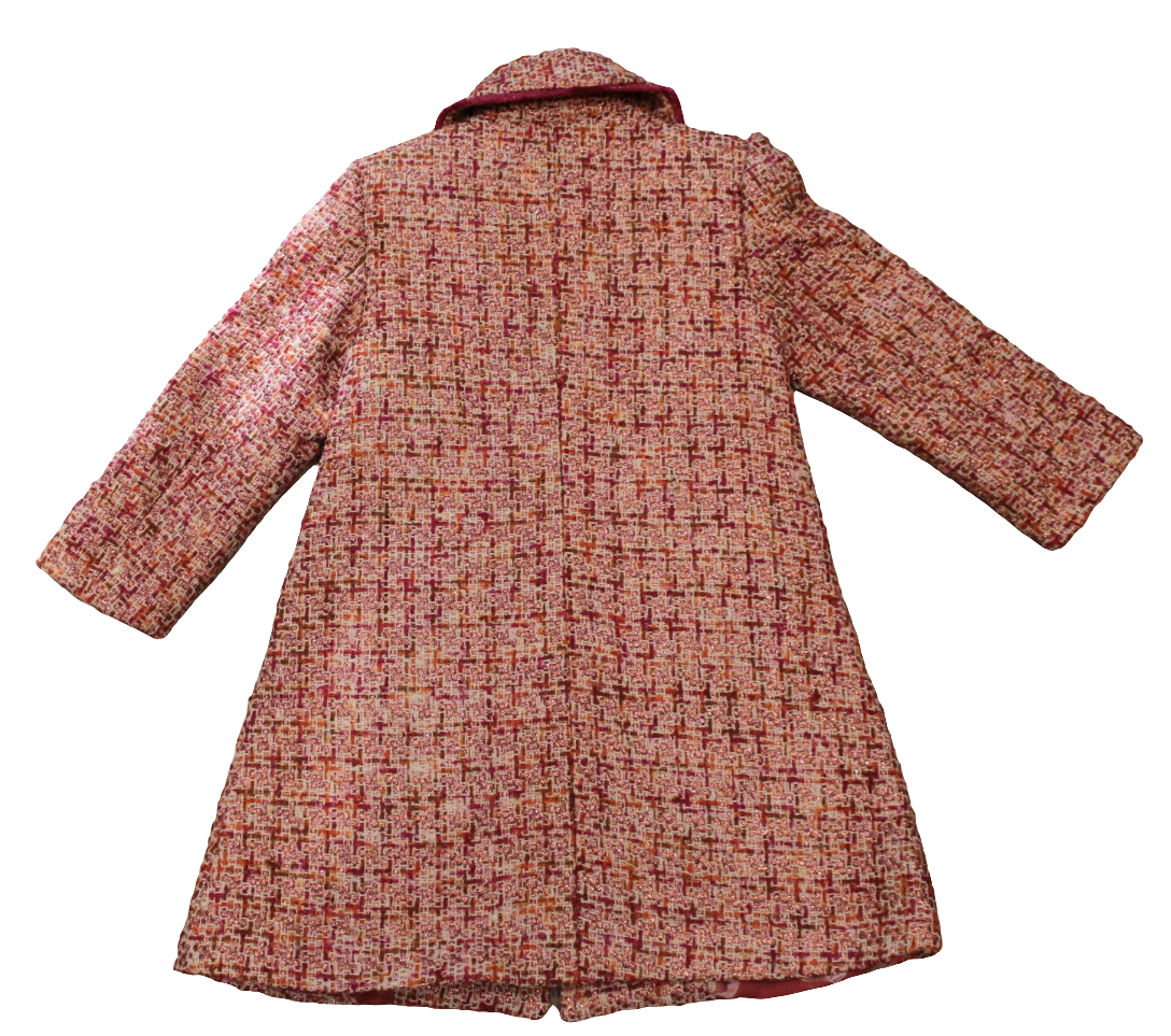 PINK TWEED COAT - PATACHOU