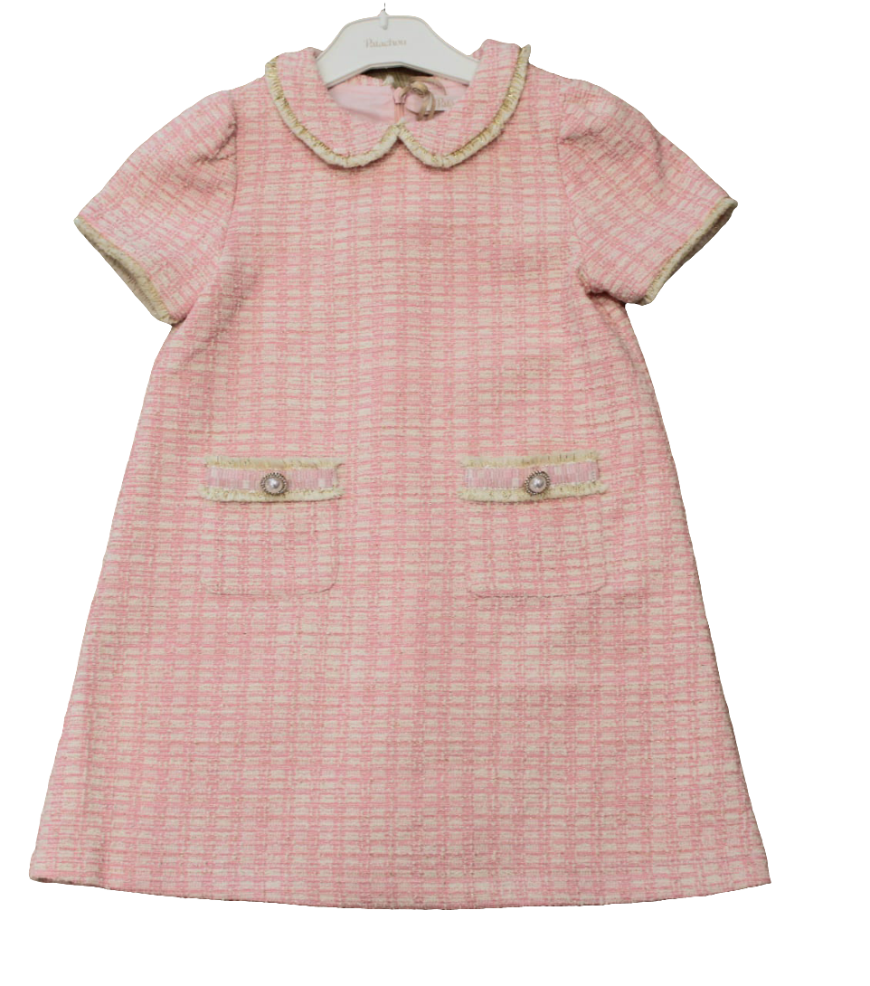 PINK TWEED DRESS - PATACHOU