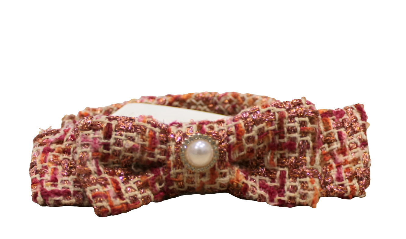 RED HEADBAND WITH PEARL - PATACHOU