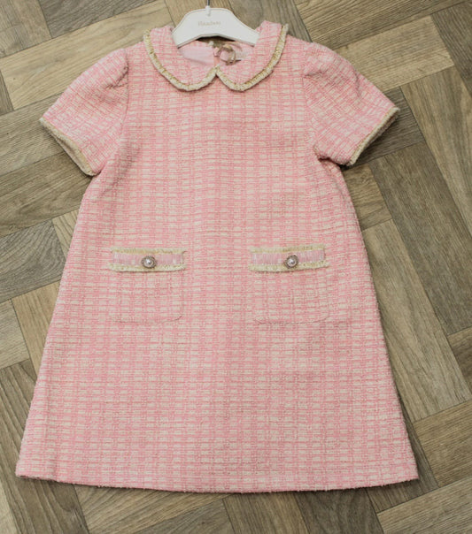 Patachou Pink Tweed Dress
