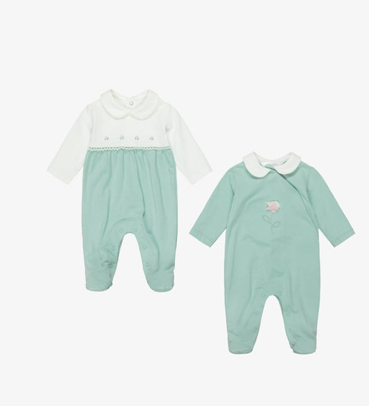 Mayoral girls 2 piece set babygrows