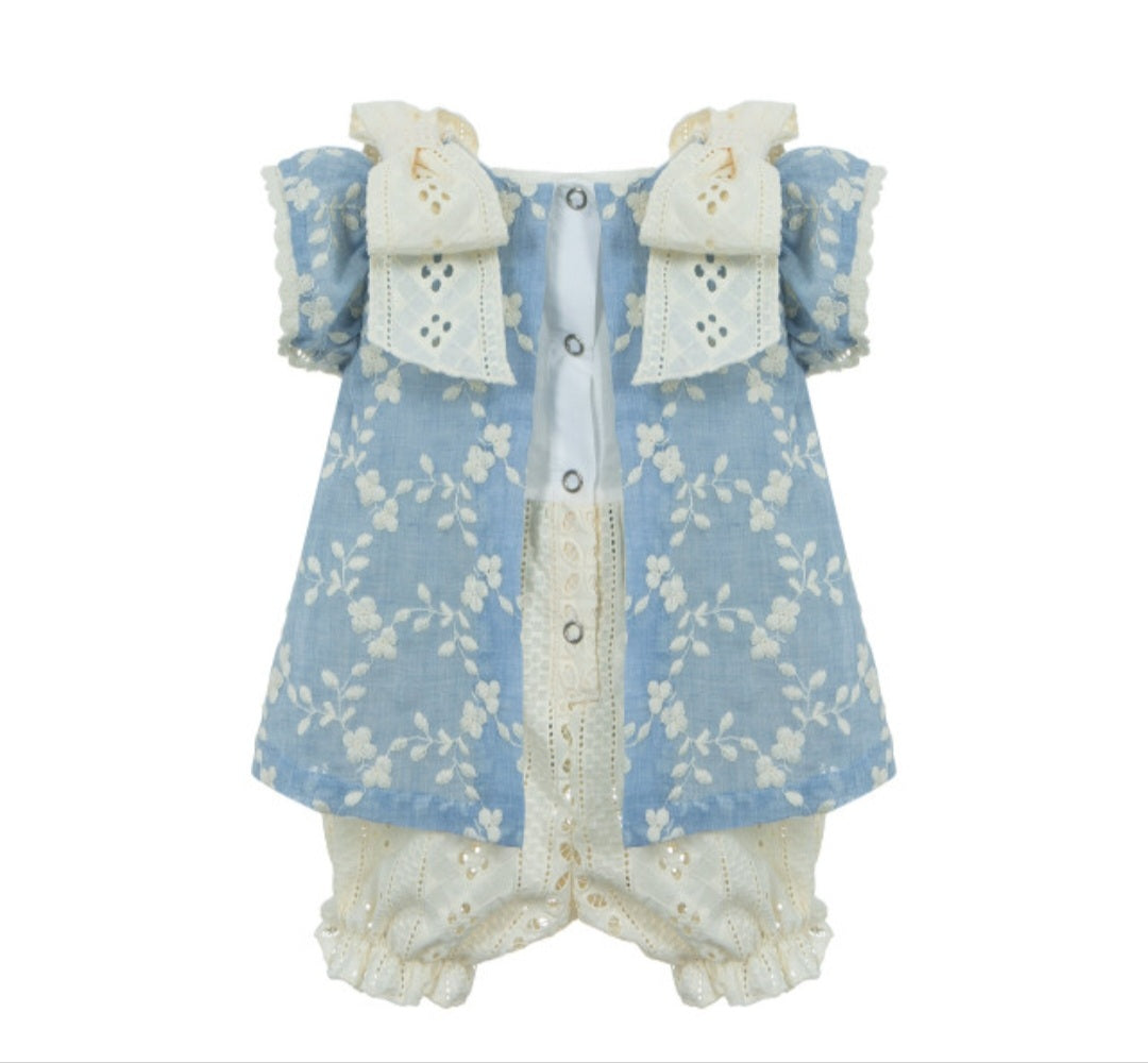 Lapin house baby girl romper