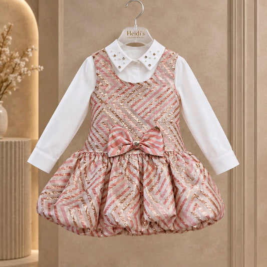 Daga dress with detachable shirt
