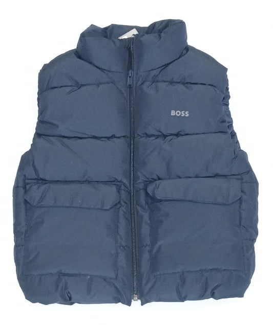 NAVY BLUE BODYWARMER - BOSS
