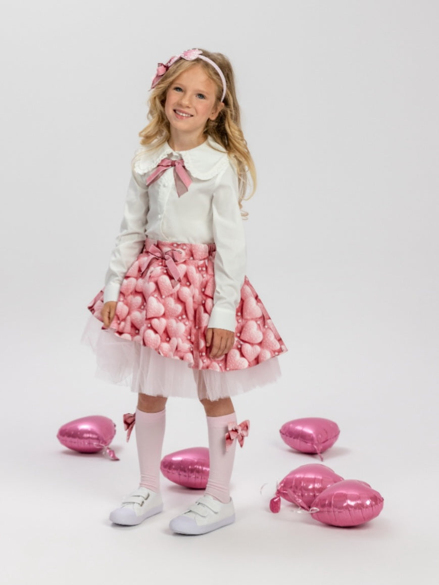 Daga skirt and blouse set love story