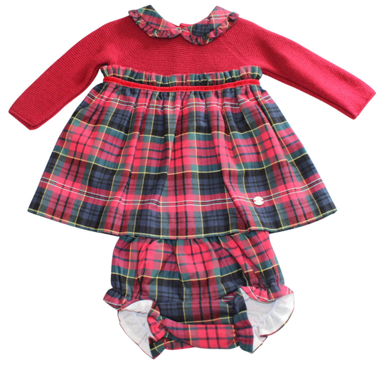 MARTIN ARANDA BABY GIRL'S TARTAN DRESS