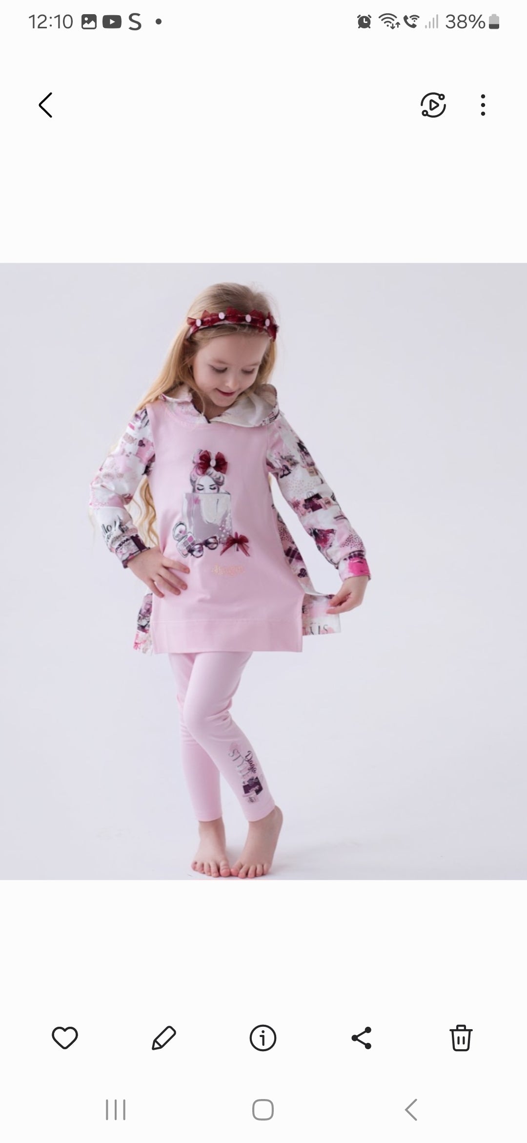 PINK LEGGINGS & HOODIE SET - DAGA