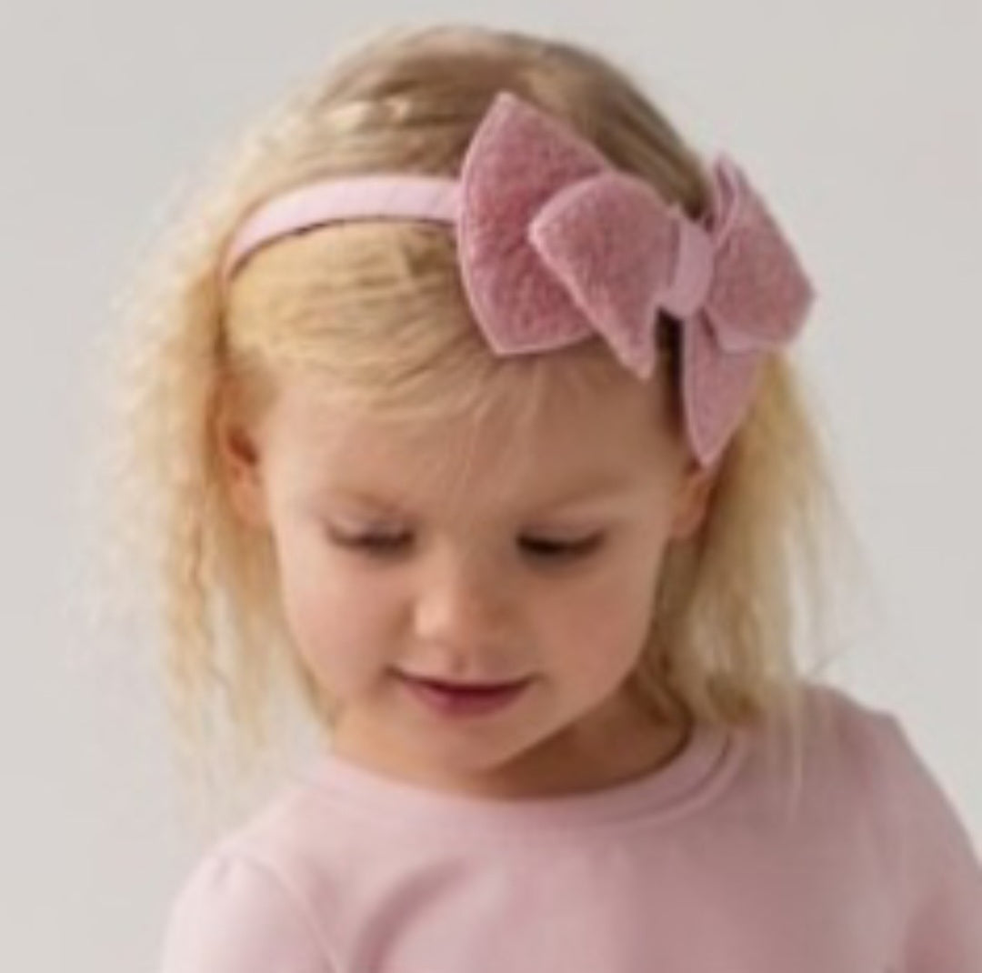 PINK BOW HEADBAND - DAGA