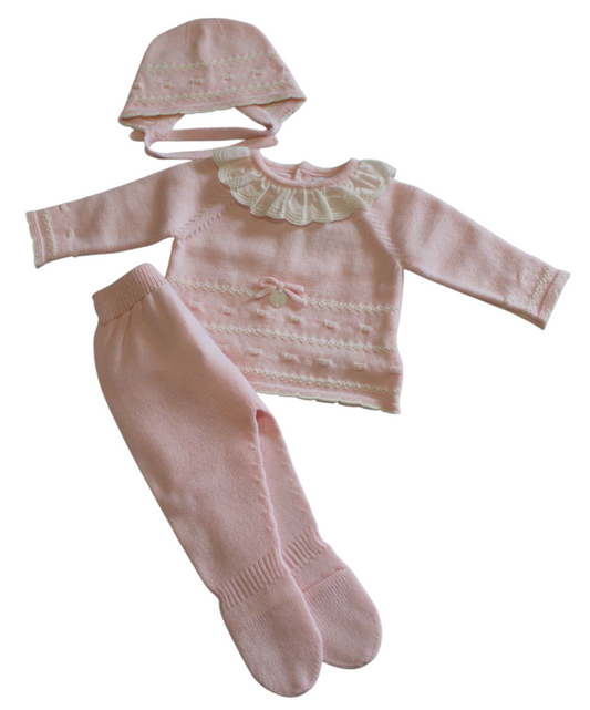 MARTIN ARANDA BABY GIRL'S KNITTED SET