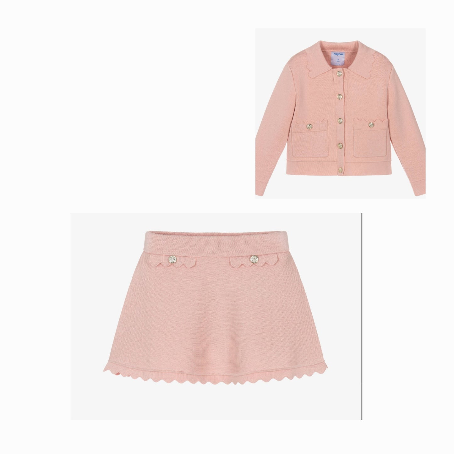 Girls mayoral skirt set